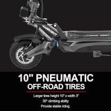 NANROBOT Electric Scooter Adults 50mph Dual Motor Electric Scooter with Suspension 80Miles Range Fast Sports Escooter Folding 10″ Off Road Tires 330LBS Max Load Complies with UL2272 Certification - Ezonesglobal - Buy at Wine Coolers Online