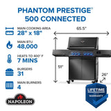 Napoleon Phantom Prestige 500 Connected Gas Grill - Ezonesglobal - Buy at Wine Coolers Online