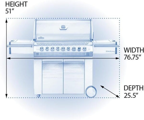 Napoleon Prestige 665 5 - Burner Propane Grill - Ezonesglobal - Buy at Wine Coolers Online