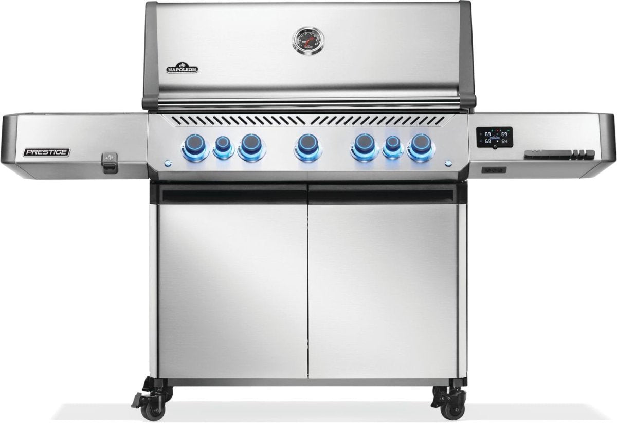 Napoleon Prestige 665 Connected, Gas Grill with Infrared Side and Rear Burner - Ezonesglobal - Buy at Wine Coolers Online