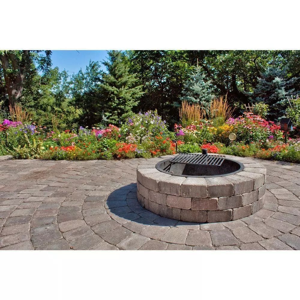 Necessories Wood Burning Fire Pit Kit 48″ w/ Cooking Grate, Concrete in Santa Fe - Ezonesglobal - Buy at Wine Coolers Online