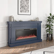 Novogratz Waverly Wide Mantel Electric Fireplace - Ezonesglobal - Buy at Wine Coolers Online