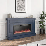 Novogratz Waverly Wide Mantel Electric Fireplace - Ezonesglobal - Buy at Wine Coolers Online