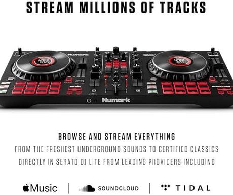 Numark Mixtrack Platinum FX Serato DJ Controller with Jog Wheel Displays, 4 Decks, Mixer, Effects Paddles and (Audio Interface) - Ezonesglobal - Buy at Wine Coolers Online
