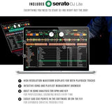 Numark Mixtrack Platinum FX Serato DJ Controller with Jog Wheel Displays, 4 Decks, Mixer, Effects Paddles and (Audio Interface) - Ezonesglobal - Buy at Wine Coolers Online
