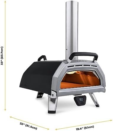 Ooni Karu 16 Multi - Fuel Outdoor Pizza Oven – Wood and Gas Fired Oven – Outdoor Cooking Pizza Oven – Fire and Stonebaked Pizza Oven for Authentic Homemade Pizzas – Dual Fuel Pizza Maker - Ezonesglobal - Buy at Wine Coolers Online