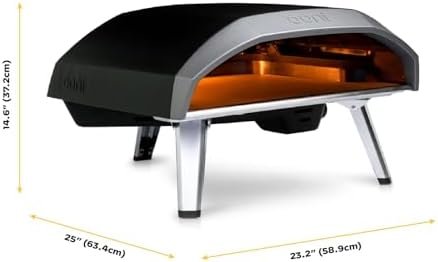 Ooni Koda 16 Natural Gas Pizza Oven – 28mbar Natural Gas Outdoor Oven, Makes 16 Inch Pizzas - Ezonesglobal - Buy at Wine Coolers Online
