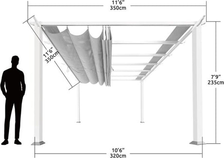 Paragon Outdoor Florence Freestanding Pergola PR100N1 - Ezonesglobal - Buy at Wine Coolers Online