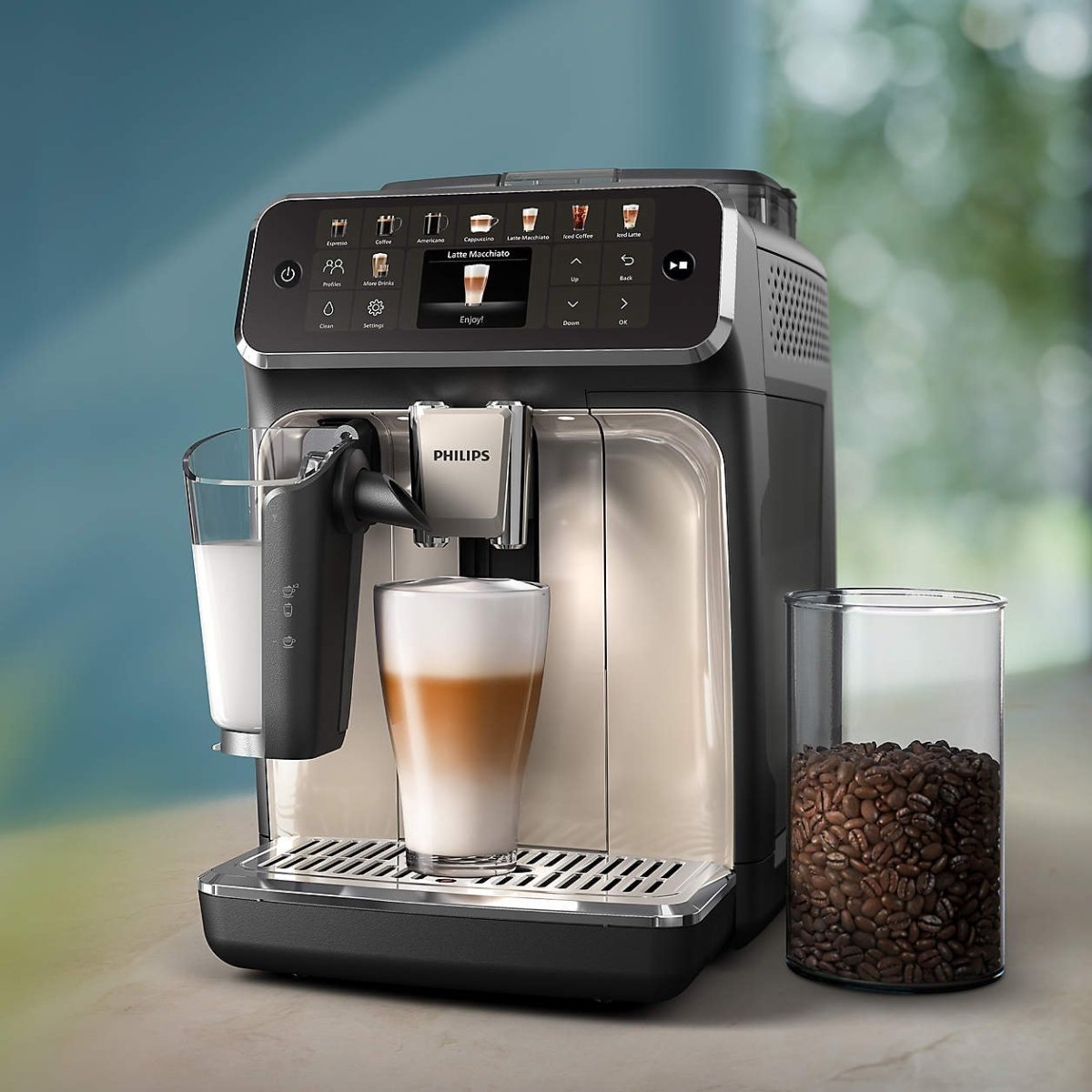 Philips 5500 Series Fully - Automatic Espresso Machine with LatteGo & Iced Coffee - Ezonesglobal - Buy at Wine Coolers Online