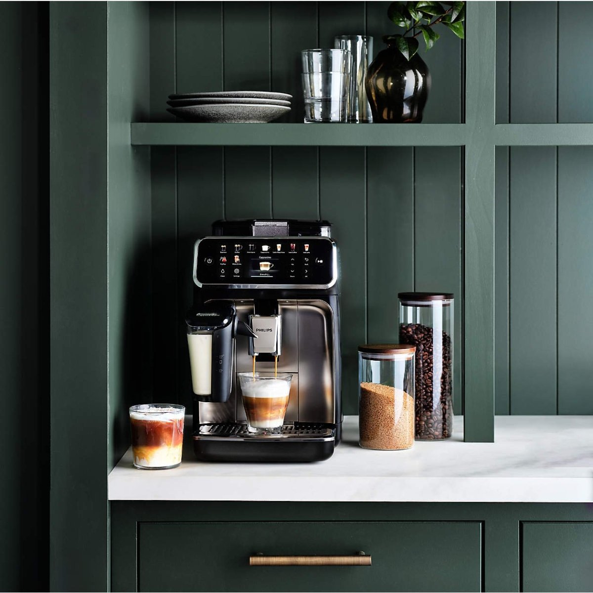 Philips 5500 Series Fully - Automatic Espresso Machine with LatteGo & Iced Coffee - Ezonesglobal - Buy at Wine Coolers Online