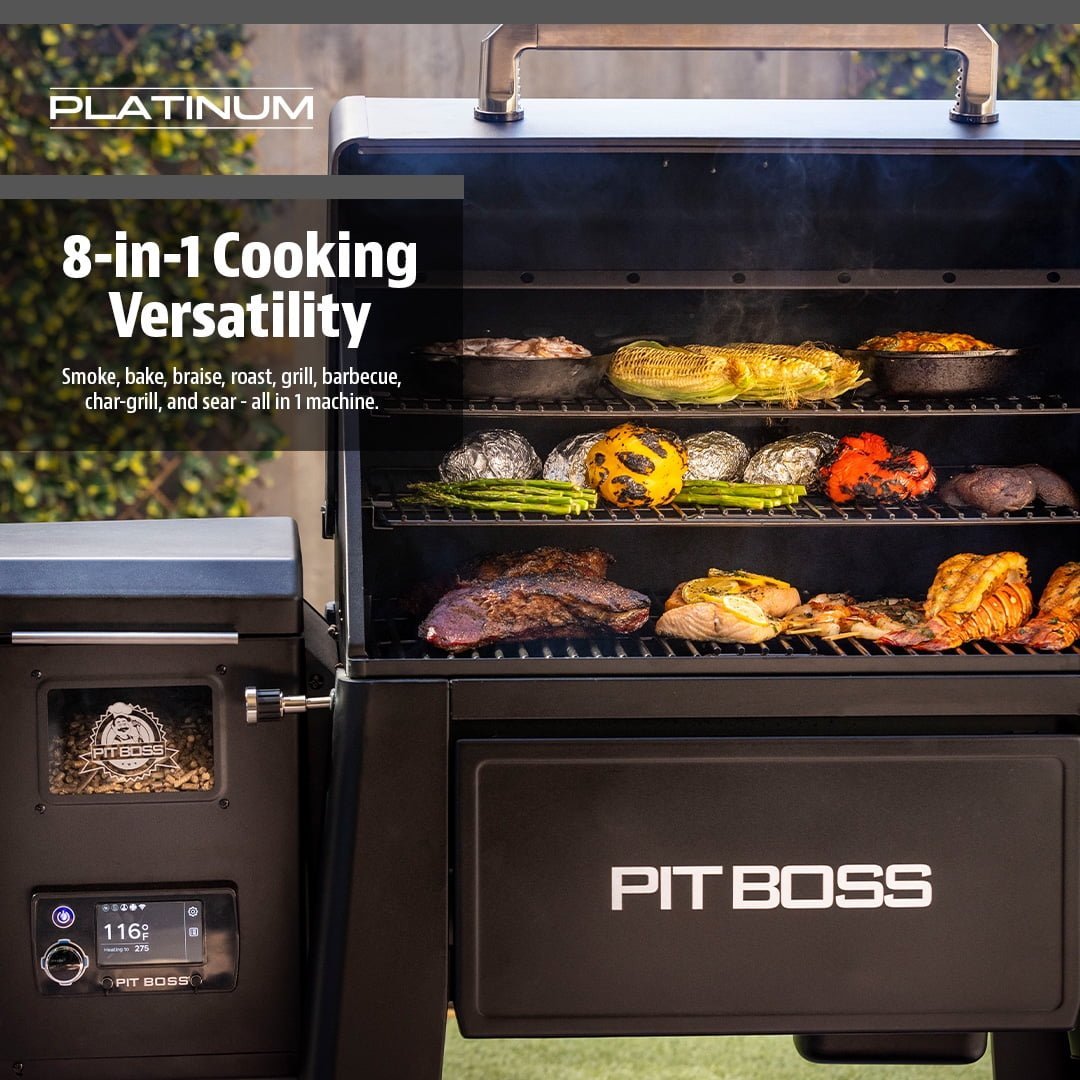Pit Boss Platinum 1250 Connected Wood Pellet Grill - Ezonesglobal - Buy at Wine Coolers Online