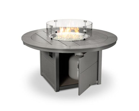 POLYWOOD 48″ Round Fire Pit Table - Ezonesglobal - Buy at Wine Coolers Online