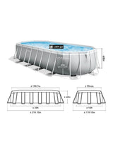 Prism Frame™ 20′ x 10′ x 48″ Oval Above Ground Pool Set - Ezonesglobal - Buy at Wine Coolers Online