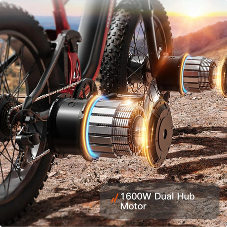 PUCKIPUPPY GoldenR Dual - Motor E - Bike - Ezonesglobal - Buy at Wine Coolers Online
