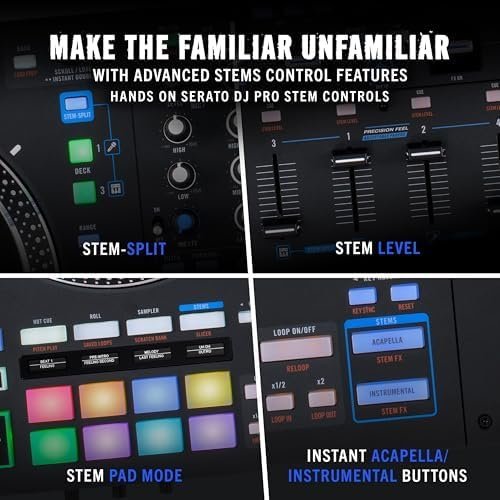 Rane PERFORMER 4 - Channel Motorized DJ Controller, 7″ Platters with Displays, Precision Feel Faders, Stem Split, Advanced FX, Serato DJ Pro Included - Ezonesglobal - Buy at Wine Coolers Online