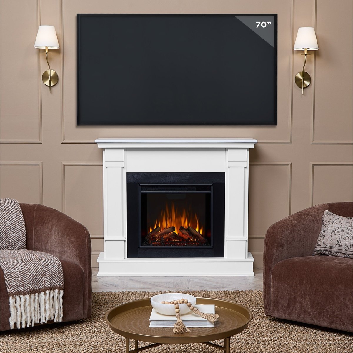 Real Flame 48″ Silverton Electric Fireplace - Ezonesglobal - Buy at Wine Coolers Online