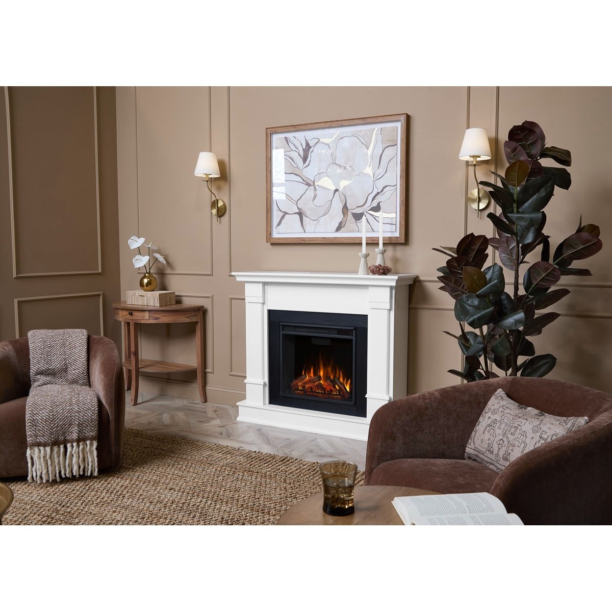 Real Flame 48″ Silverton Electric Fireplace - Ezonesglobal - Buy at Wine Coolers Online