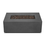 Real Flame Aegean 42″ Rectangle Propane Gas Outdoor Fire Table - Ezonesglobal - Buy at Wine Coolers Online