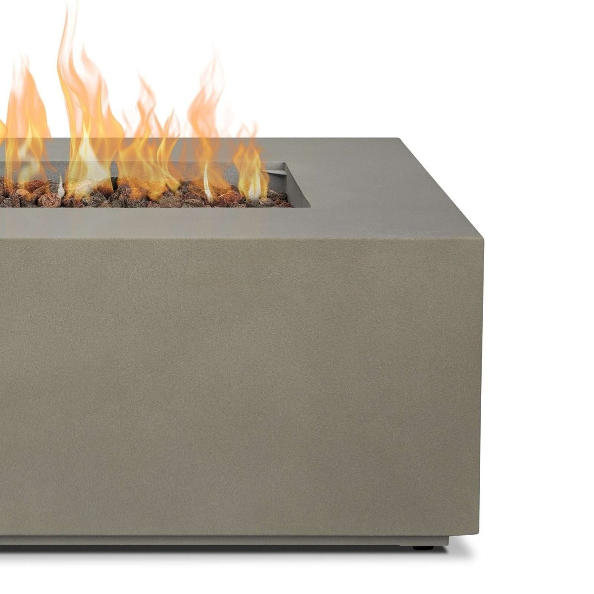 Real Flame Aegean 42″ Rectangle Propane Gas Outdoor Fire Table - Ezonesglobal - Buy at Wine Coolers Online