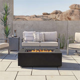 Real Flame Aegean 42″ Rectangle Propane Gas Outdoor Fire Table - Ezonesglobal - Buy at Wine Coolers Online