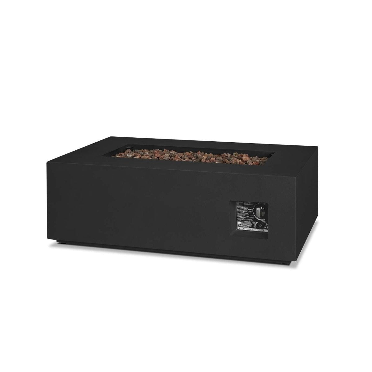 Real Flame Aegean 42″ Rectangle Propane Gas Outdoor Fire Table - Ezonesglobal - Buy at Wine Coolers Online