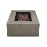 Real Flame Aegean 50″ Rectangle Propane Gas Outdoor Fire Table - Ezonesglobal - Buy at Wine Coolers Online