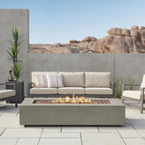 Real Flame Aegean 70″ Rectangle Propane Fire Table - Ezonesglobal - Buy at Wine Coolers Online