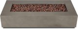 Real Flame Aegean 70″ Rectangle Propane Fire Table - Ezonesglobal - Buy at Wine Coolers Online