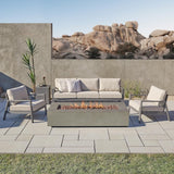 Real Flame Aegean 70″ Rectangle Propane Fire Table - Ezonesglobal - Buy at Wine Coolers Online