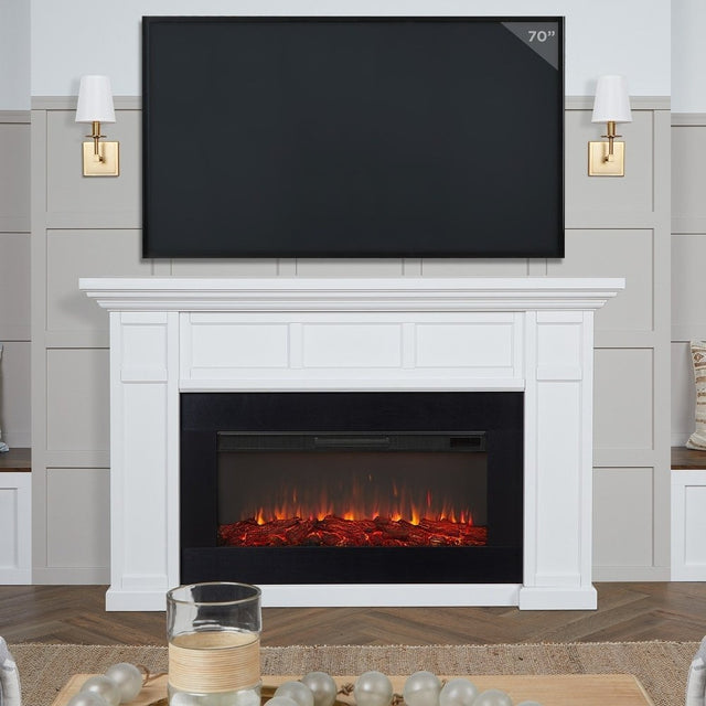 Real Flame Alcott 75″ Landscape Electric Fireplace - Ezonesglobal - Buy at Wine Coolers Online