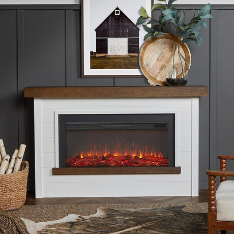 Real Flame Bernice Landscape Electric Fireplace - Ezonesglobal - Buy at Wine Coolers Online