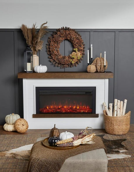 Real Flame Bernice Landscape Electric Fireplace - Ezonesglobal - Buy at Wine Coolers Online