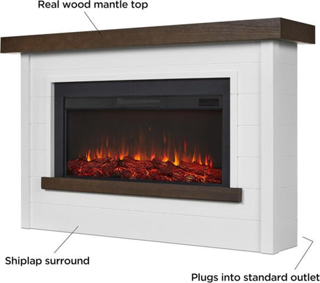 Real Flame Bernice Landscape Electric Fireplace - Ezonesglobal - Buy at Wine Coolers Online