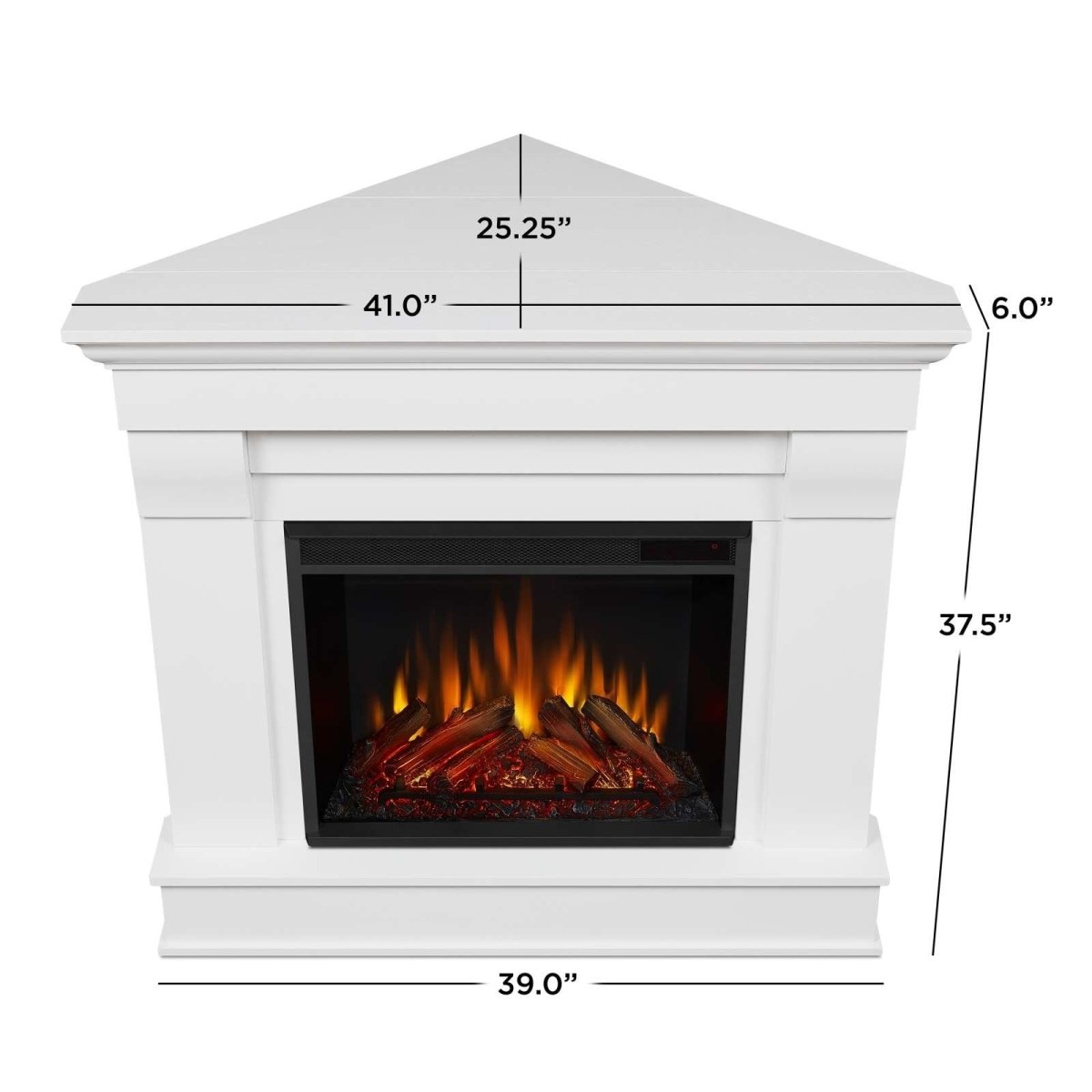 Real Flame Chateau Corner Electric Fireplace - Ezonesglobal - Buy at Wine Coolers Online