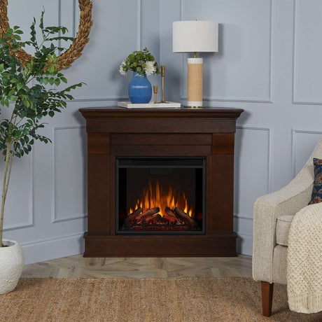 Real Flame Chateau Corner Electric Fireplace - Ezonesglobal - Buy at Wine Coolers Online