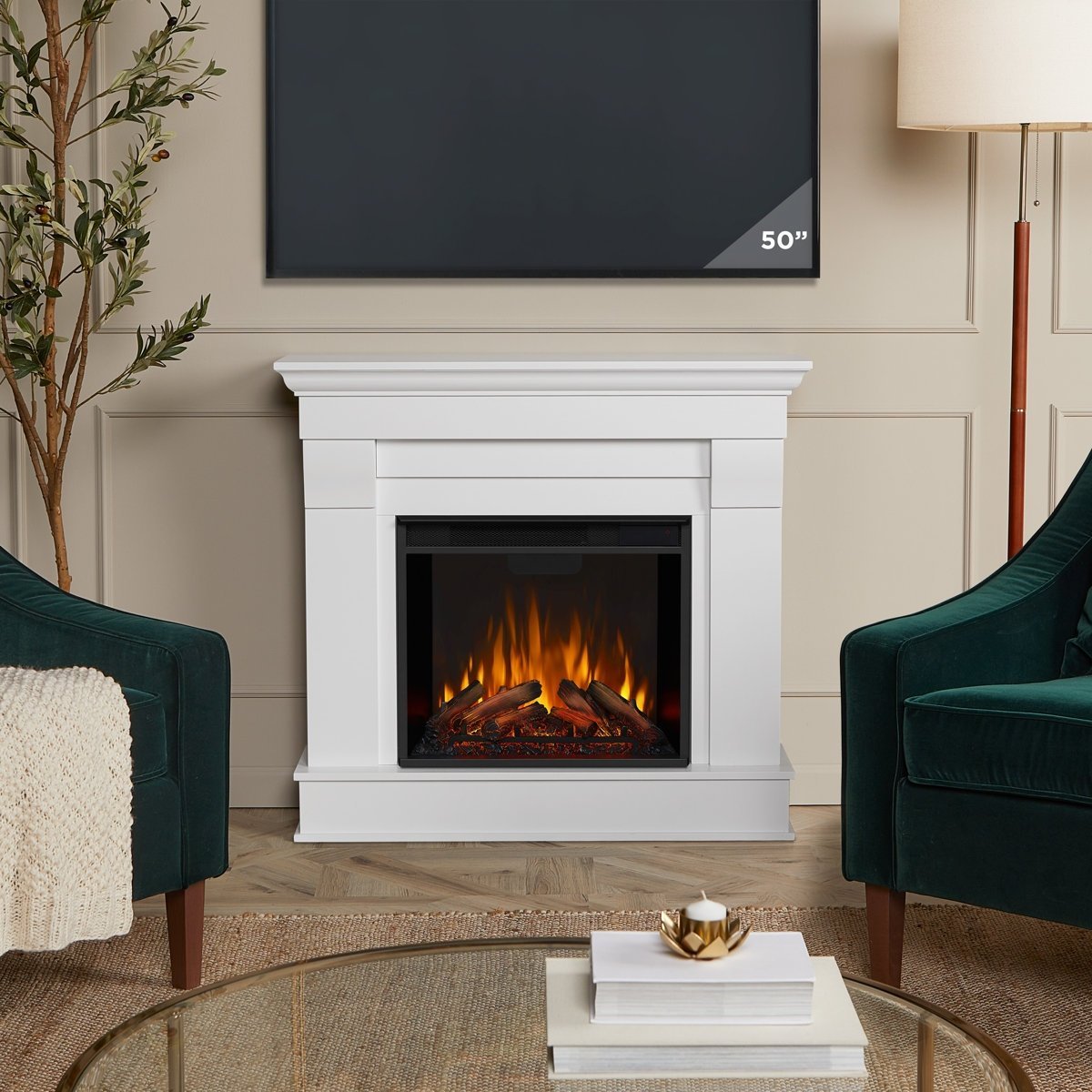 Real Flame Chateau Electric Fireplace - Ezonesglobal - Buy at Wine Coolers Online