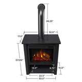 Real Flame Hollis 32″ Electric Fireplace - Ezonesglobal - Buy at Wine Coolers Online