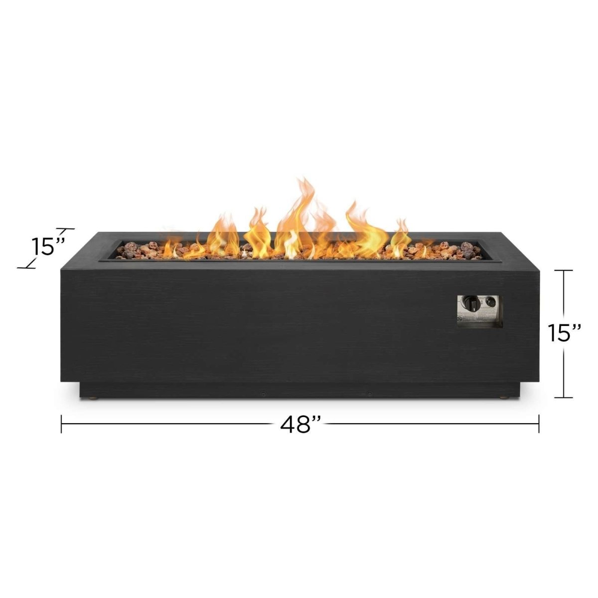 Real Flame Lanesboro Propane or Natural Gas Fire Pit Table - Ezonesglobal - Buy at Wine Coolers Online