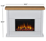 Real Flame Marshall 49″ Slim Electric Fireplace - Ezonesglobal - Buy at Wine Coolers Online