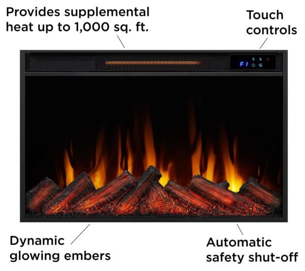 Real Flame Marshall 49″ Slim Electric Fireplace - Ezonesglobal - Buy at Wine Coolers Online