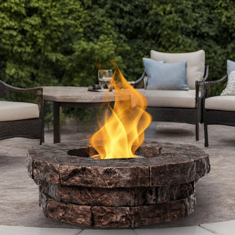 Red Barrel Studio Kimily Propane Outdoor Fire Pit - Ezonesglobal - Buy at Wine Coolers Online