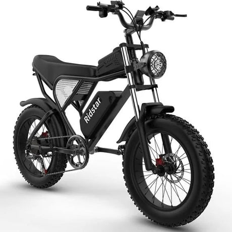 Ridstar Electric Bike for Adults 1500w 33mph,48v 20ah Electric Bicycle,20″ Fat Tire,7 - Speed Mountain Bike Ul2849 - Ezonesglobal - Buy at Wine Coolers Online