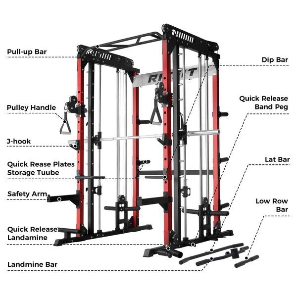 RitFit M1 Pro Smith Machine Home Gym Package - Ezonesglobal - Buy at Wine Coolers Online