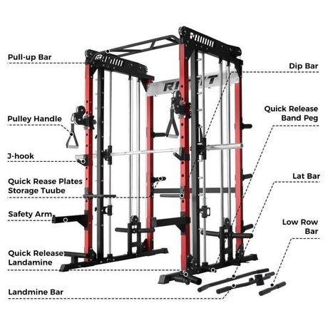RitFit M1 Pro Smith Machine Home Gym Package - Ezonesglobal - Buy at Wine Coolers Online