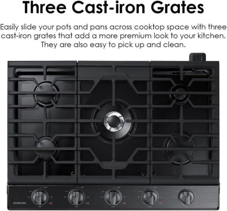 Samsung 36″ Gas Cooktop NA36N6555TS - Ezonesglobal - Buy at Wine Coolers Online