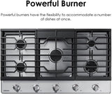 Samsung 36″ Gas Cooktop NA36R5310FS - Ezonesglobal - Buy at Wine Coolers Online
