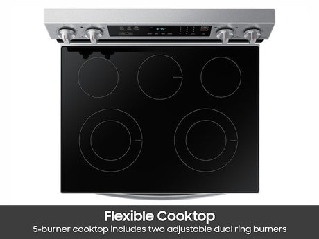 Samsung 6.3 Cu. Ft. Smart Freestanding Electric Range NE63A6311SS - Ezonesglobal - Buy at Wine Coolers Online