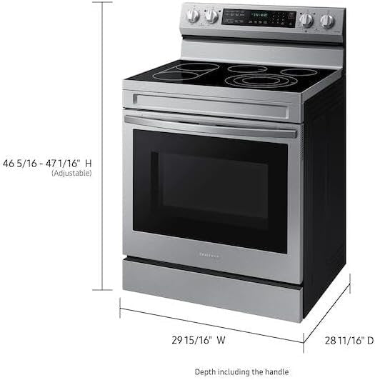 Samsung 6.3 cu. ft. Smart Freestanding Electric Range with No - Preheat Air Fry NE63A6711SS - Ezonesglobal - Buy at Wine Coolers Online