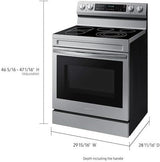 Samsung 6.3 cu. ft. Smart Freestanding Electric Range with No - Preheat Air Fry NE63A6711SS - Ezonesglobal - Buy at Wine Coolers Online