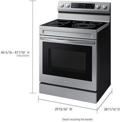 Samsung 6.3 cu. ft. Smart Freestanding Electric Range with No - Preheat Air Fry NE63A6711SS - Ezonesglobal - Buy at Wine Coolers Online